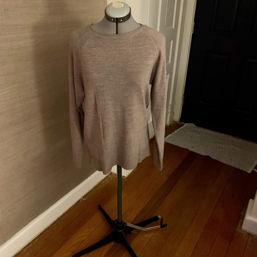 NWOT Sweet Romeo Taupe Pullover Crewneck Sweater Size XS